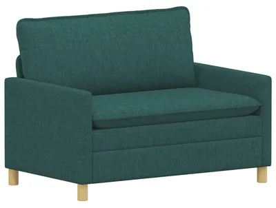 Image de Canapé vidaXL vert foncé 126 x 81 x 87,5 cm en tissu
