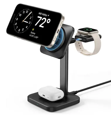 Zdjęcie produktu dla ESR 3 1 AirPods Pro i Apple Watch, z odłączaną ładowarką do - Czarna