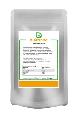 Produktbild von Vollmilchpulver 5 kg | sprühgetrocknet | Milchpulver