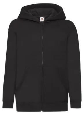 Produktbild von Fruit of the Loom - "Classic" Kapuzenjacke für Kinder LT2198 (116) (Schwarz)