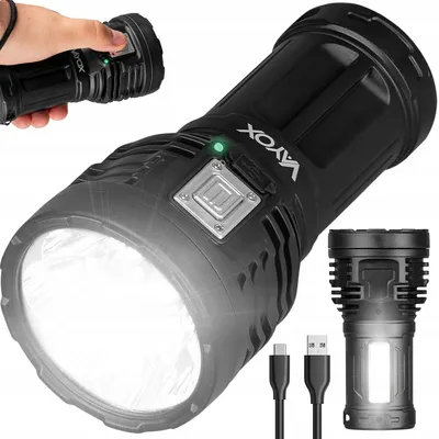 Produktbild von Starke LED-Taschenlampe Suchscheinwerfer Akku Seitenlicht USB-C 600 lm Vayox