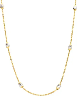 Produktbild von Kette Collier echt Gold 375 (9 kt) Rundanker 45 cm lang