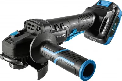 Produktbild von Hogert Schnurloser Winkelschleifer 125Mm Mit Paddelschalter + 2 Akkus 4Ah + Ladegerät 18V Ht2E251-B24Ag