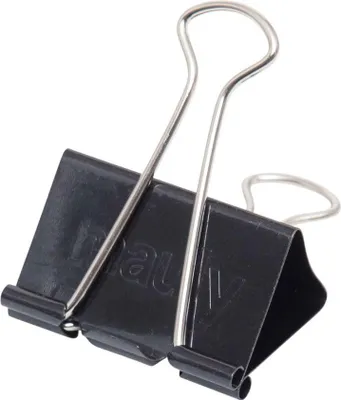 Produktbild von MAUL Foldback-Klemmer mauly® Federstahl Metall 6 Stück 50 mm schwarz
