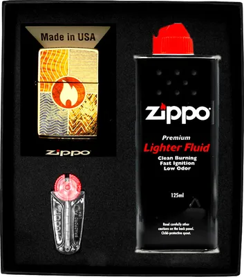 Produktbild von Feuerzeug-Set ZIPPO  ELEMENT OF ERTH DESIGN Geschenk No1