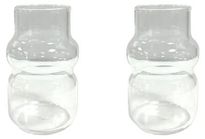 Produktbild von Mulex Bubble 2-teiligen Borosilikatglas, Wasserbecher