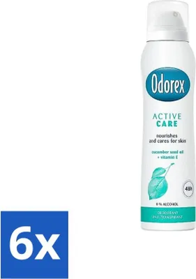 Image de Odorex Déodorant Spray Active Care 150 ml - Pack avantage - 6 pièces