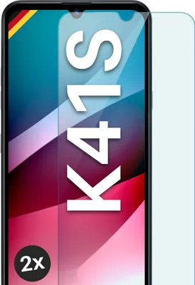 Produktbild von Glas Schutzfolie für LG K41S, Stückzahl:2er Set