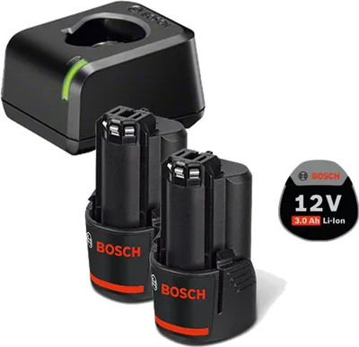 Immagine prodotto di Set di avviamento Bosch GBA 12 Volt / 2x 3,0 Ah + caricabatterie rapido GAL 12V-20