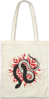 Produktbild von Urban Backwoods Snake Tattoo II, Stofftasche, Farbe: Beige