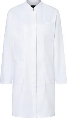 Image de Blouse médicale et de laboratoire pour femme KARLOWSKY MODERN-SHAPE en sergé blanc, taille 46