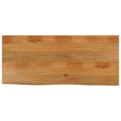 Produktbild von Best Möbel Tischplatte mit Baumkante 140x60x3,8 cm Massivholz Mango - Tischplatten Cloris Neu2782186 1parcel