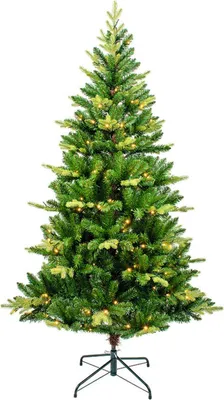 Image de Sapin de Noël artificiel à LED 180cm Sapin de Noël