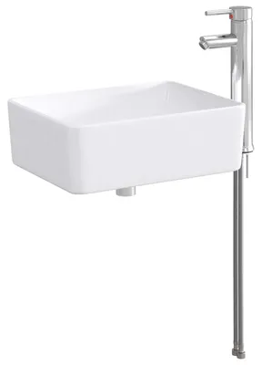 Obrázek produktu pro Umývadlo do koupelny Chrom 40,5 x 30,5 x 13 cm Kov
