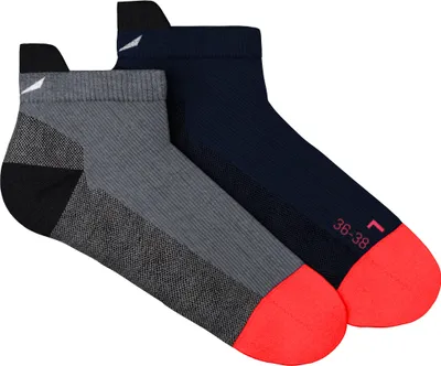 Produktbild von Mountain Trainer Merino Füßlinge Frauen (Wandersocken) - Salewa, Farbe:0621 grey melange, Größe:39-41