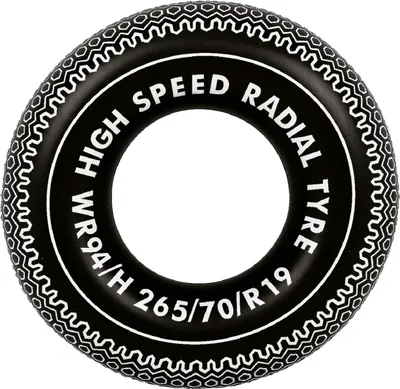Produktbild von JILONG JL041087NPF, Schwarz, Weiß, Schwimmring, Muster, Vinyl, 9 Jahr(e), 90 cm