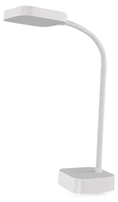 LED stolní lampa EMILY, nabíjecí, bílá