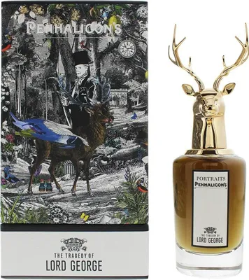 Produktbild von Penhaligon's Portraits Lord George, Männer, 75 ml, Flüssiges Parfüm, Ambrox, Rumänisch, Tonka-Bohne