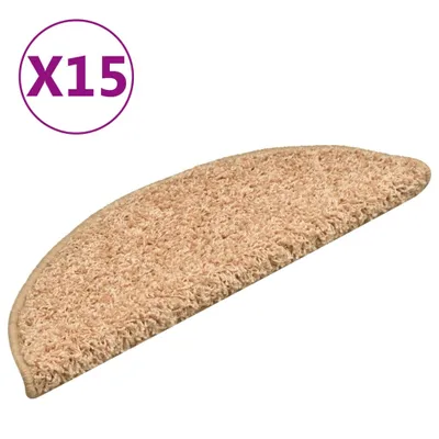 Zdjęcie produktu dla vidaXL Podkładki pod stopy 15 szt. 56x17x3 cm złote półokrągłe