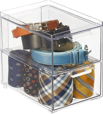 Produktbild von Durchsichtige, stapelbare Schuhbox mit zwei leicht zugänglichen Öffnungen, Kleinbild Format, 15,2 cm Tiefe