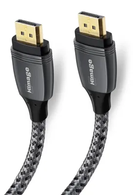 Immagine prodotto di HIMAGE Cavo Display Port Maschio Maschio, Connettori Dorati 24K, Rivestito In Tessuto