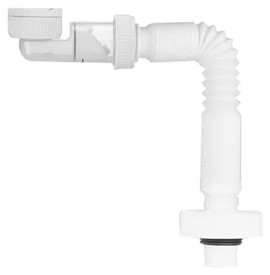 Produktbild von Universal Siphon mit Teleskop Funktion, Abflussgarnitur mit 380-930mm verstellbar und geruchsblockierend, Geruchsverschluss Stöpsel