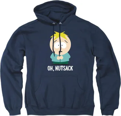 Image de South Park - Sweat à capuche homme/femme unie "Oh Nutsack" TV21367 (XXL) (Marine)