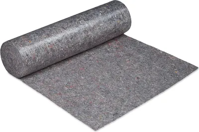 Produktbild von 4 x Malervlies, Abdeckvlies Rolle, je 1 m x 50 m = 50m², rutschfest, wasserabweisend, 180g/m², Streichen, Umzug, grau