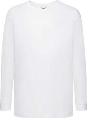 Produktbild von Fruit of the Loom Kids Valueweight Long Sleeve T-Shirt Kinder Shirt langarm