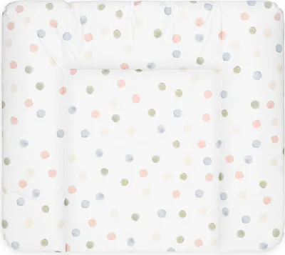 Produktbild von Bonky Wickelauflage 70 x 85 cm weiche Wickelunterlage Baby Wickeltischauflage Abwaschbar - farbige Punkte