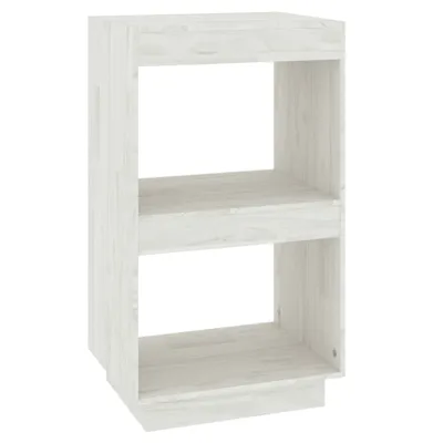 Produktbild von vidaXL Bücherregal Weiß 40x35x71 cm Massivholz Kiefer