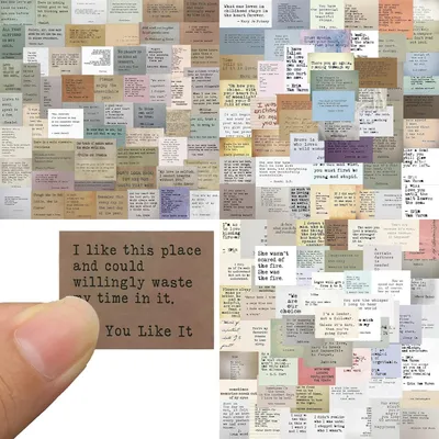 Immagine prodotto di Set di adesivi per scrapbooking, 180 pezzi, design vintage, ideali per bullet journaling
