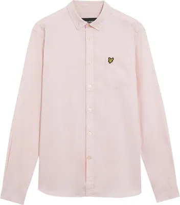 Image de Lyle & Scott Oxford Regular Fit Long Sleeve Shirt Pink S Men Pink S