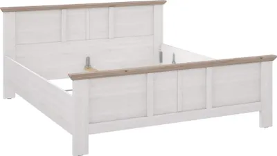 Produktbild von Doppelbett Bett ILOPPA 180 x 200 cm Optik: Schneeeiche, von Forte