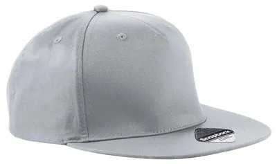 Produktbild von Beechfield - Snapback Mütze 5 Segmente FK1809 (Einheitsgröße) (Hellgrau)