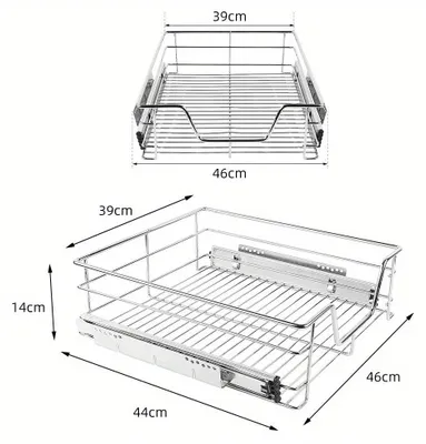 Produktbild von Ladesortiersystem – Ladeneinleger – Ausziehbare Schublade – Schrankorganizer – Aufbewahrungsbox