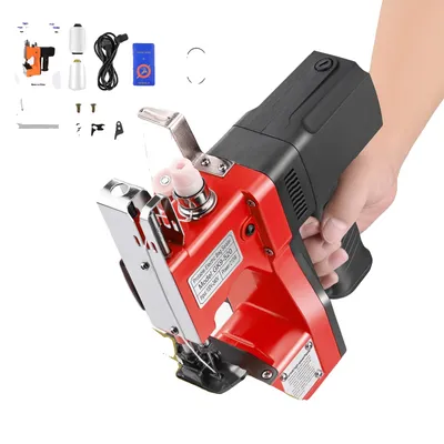 Obrázek produktu pro Elektrický pytlový šicí stroj, příkon 190 W, lehká konstrukce, vysoká rychlost šití,