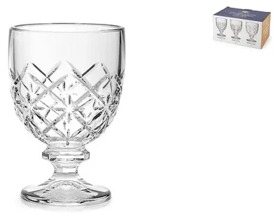 6 Wiener Gläser aus Glas, transparent, 22 cl, spülmaschinenfest