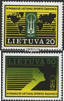 Produktbild von Briefmarken Litauen 1991 Mi 482-483 (kompl.Ausg.) postfrisch Sportspiele