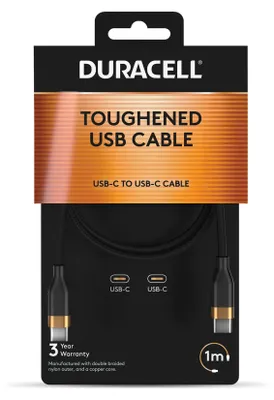 Obrázek produktu pro Duracell DRU5010A, 1 m, USB C, USB C, Černá