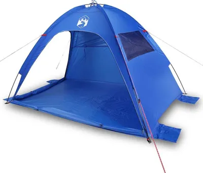 Immagine prodotto di vidaXL Tenda da spiaggia blu azzurro impermeabile