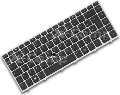 Produktbild von HP L14377-041, Tastatur, Deutsch, Tastatur mit Hintergrundbeleuchtung, HP, EliteBook 745 G5