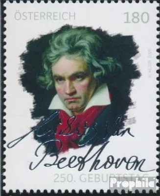 Produktbild von Briefmarken Österreich 2020 Mi 3553 (kompl.Ausg.) gestempelt Ludwig van Beethoven