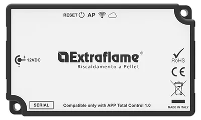 Image de Module Wifi Blanc pour poêle à granulé