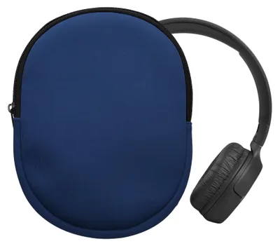 Produktbild von kwmobile Neopren Kopfhörer Tasche für Tune 600 / 500BT / 510BT / 450 - Kopfhörer Case - Hülle Reise Beutel für Headset Headphones - Weiche Over Ear