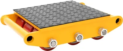 Produktbild von 15-Tonnen-Industrie-Schwerlast-Umzugsroller für Maschinen, Maschinenroller aus Kohlenstoffstahl mit drehbarer Antirutschkappe