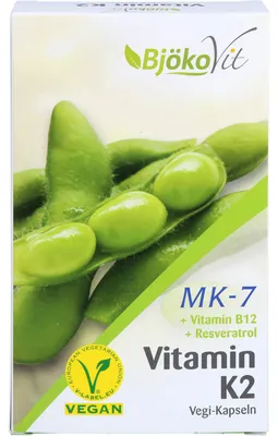 Produktbild von Vitamin K2 MK-7 all-trans vegan Kapseln, 60 St KAP