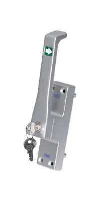 Immagine prodotto di Maniglia per porta FUHR 970Z DIN sinistra anodizzata argento LM tonda 10 mm - TP970ZLE