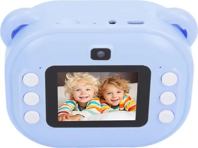 Produktbild von Sofortbildkamera 48MP Digitalkamera mit Druckpapier 2,0-Zoll-Bildschirm 16X Zoom Thermodruck für Jungen Mädchen Himmelblau
