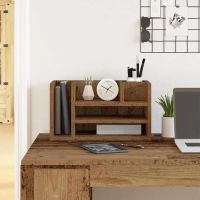 Produktbild von Schreibtisch Organizer aus Artisan-Eiche 44,5 x 24 x 25 cm